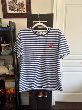 CDG PLAY Striped T-Shirt